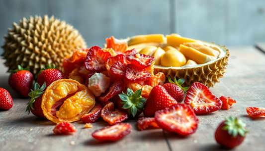 Unlock-the-Nutritional-Powerhouse-Exploring-the-Benefits-of-Freeze-Dried-Strawberry-and-Durian-Snacks OUESTTECH