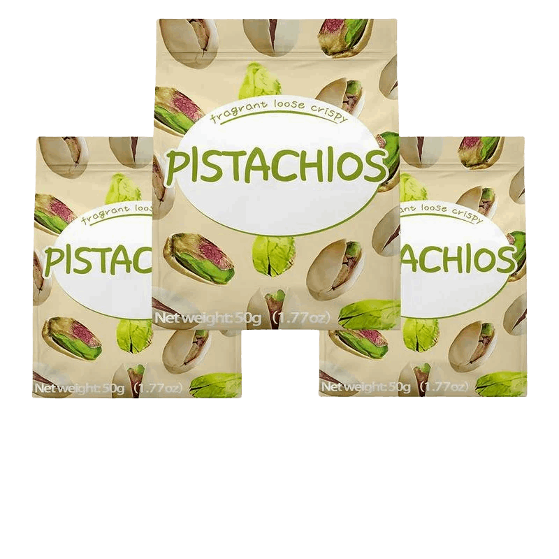 Roasted Pistachios 3-Pack – Crunchy Healthy Nut Snack for Snacking & Baking from OUESTTECH