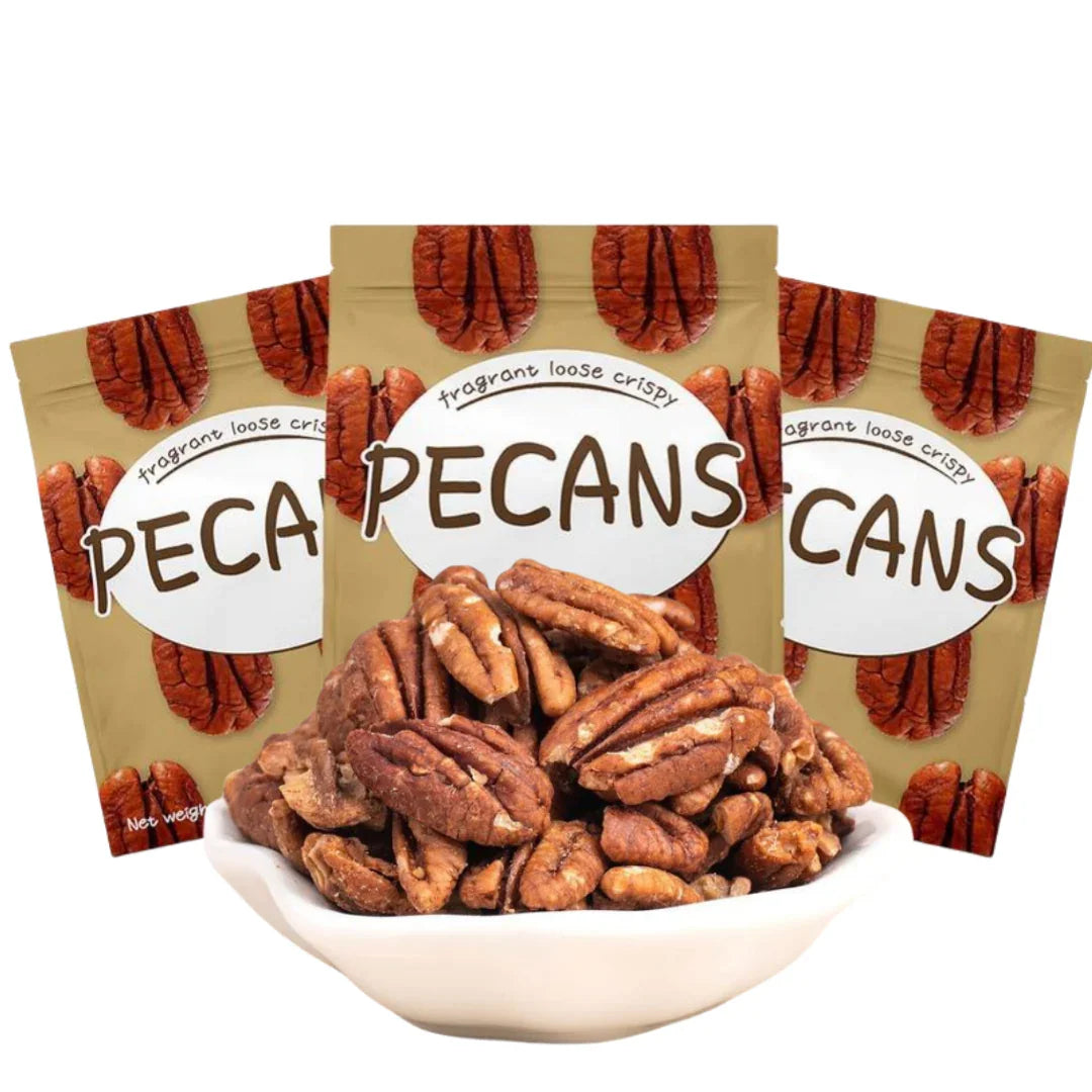 Shelled Pecans 3-Pack | Buttery, Crunchy, Nutrient-Rich Nuts for Baking & Healthy Snacks
