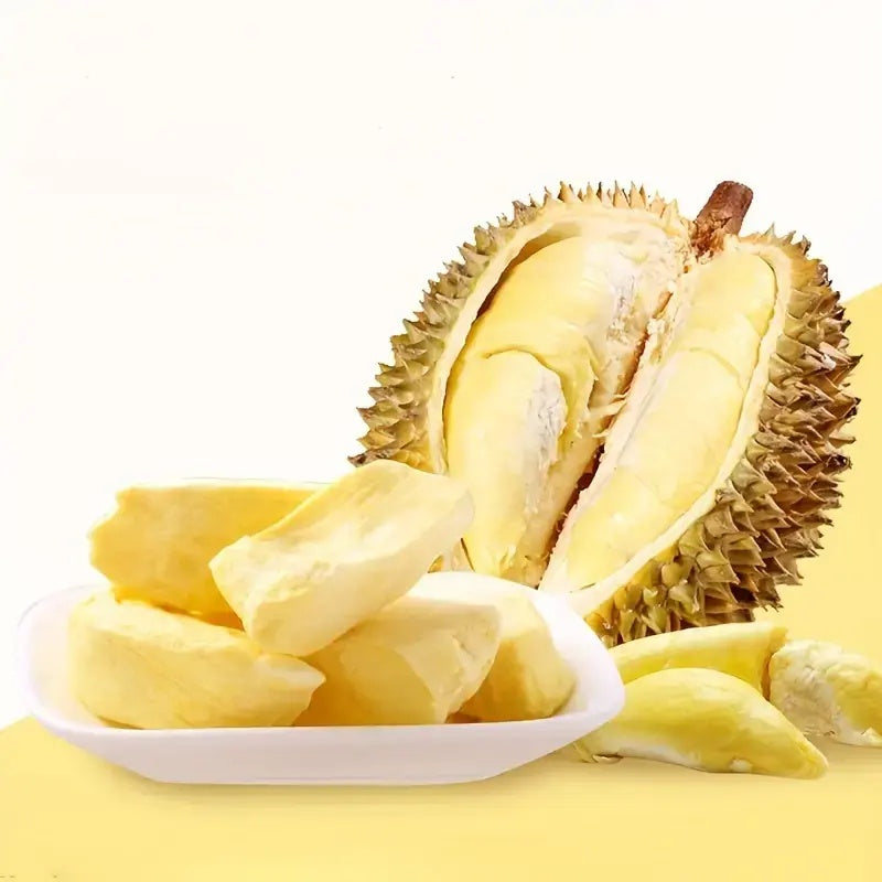 Freeze-Dried Durian | 100% Natural Durian Snack | Crispy, Sweet & Healthy Tropical Fruit Chips OUESTTECH