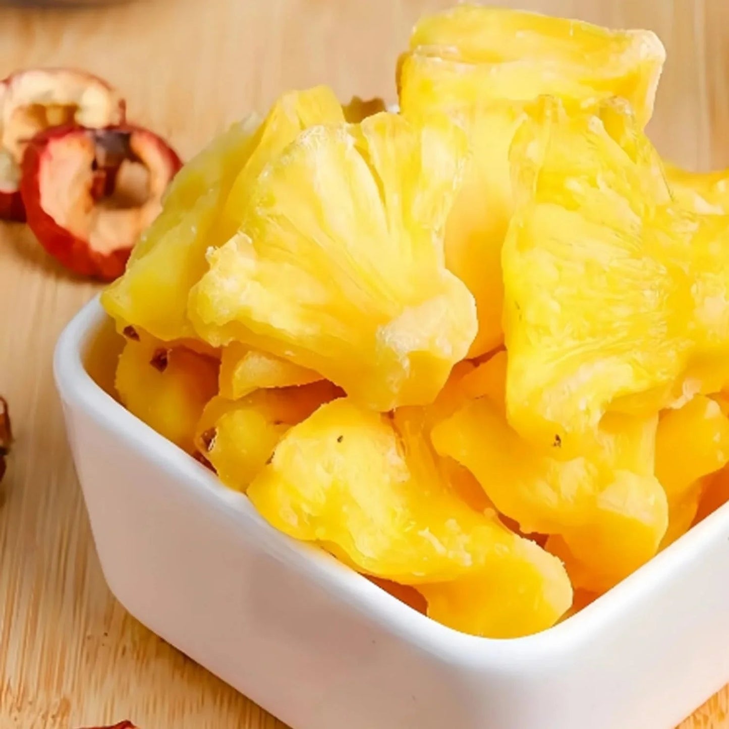 Dried Pineapple Chunks – 3-Pack | Naturally Sweet & Tart | Small Travel-Ready Fruit Snacks from OUESTTECH