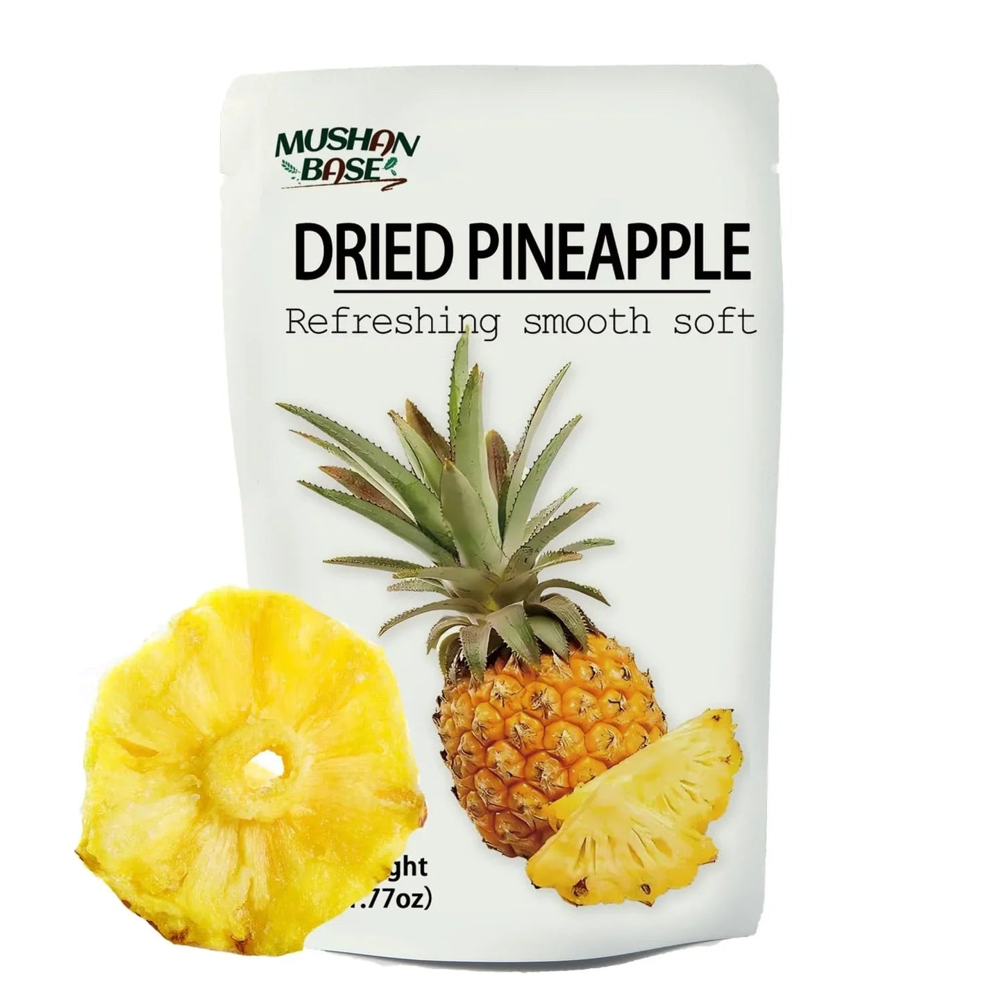 Dried Pineapple Chunks – 3-Pack | Naturally Sweet & Tart | Small Travel-Ready Fruit Snacks from OUESTTECH
