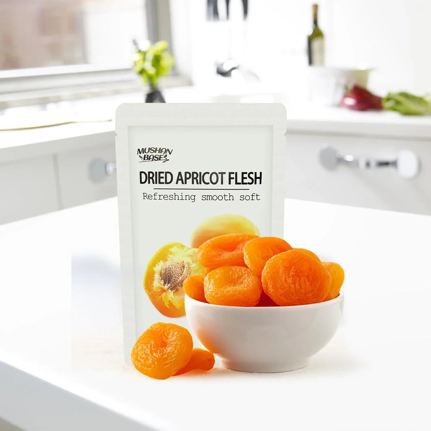 Dried Apricot Slices – 3-Pack Portable Snacks | Naturally Tangy & Sweet from OUESTTECH