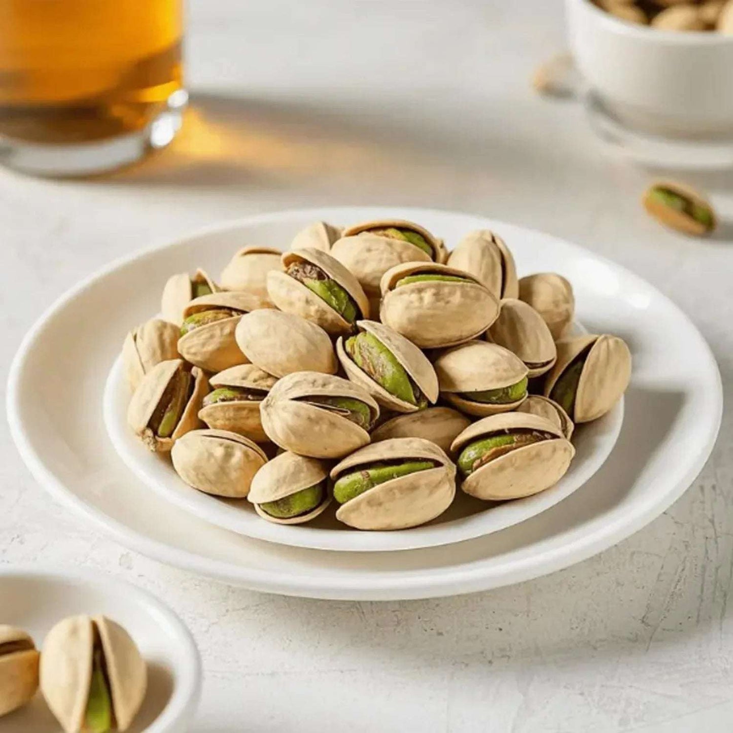 Roasted Pistachios 3-Pack – Crunchy Healthy Nut Snack for Snacking & Baking from OUESTTECH