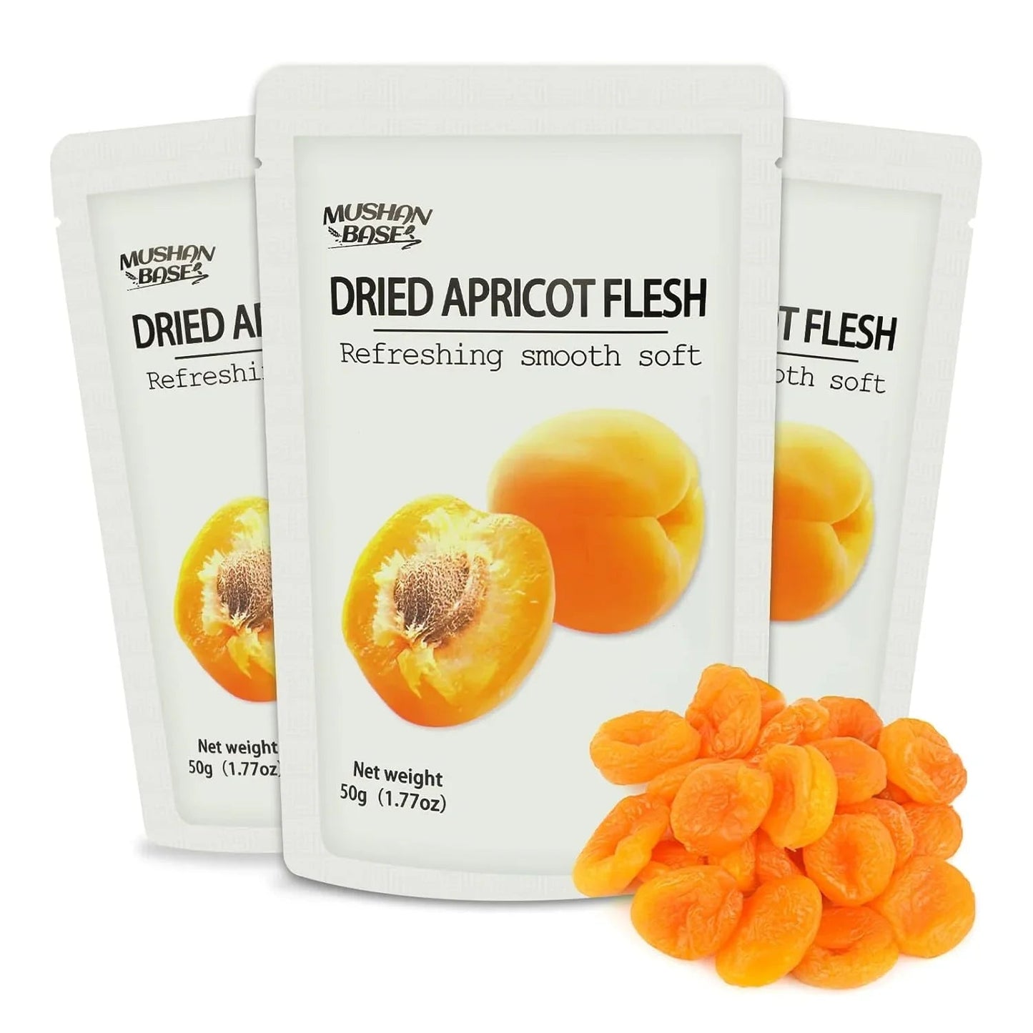 Dried Apricot Slices – 3-Pack Portable Snacks | Naturally Tangy & Sweet from OUESTTECH