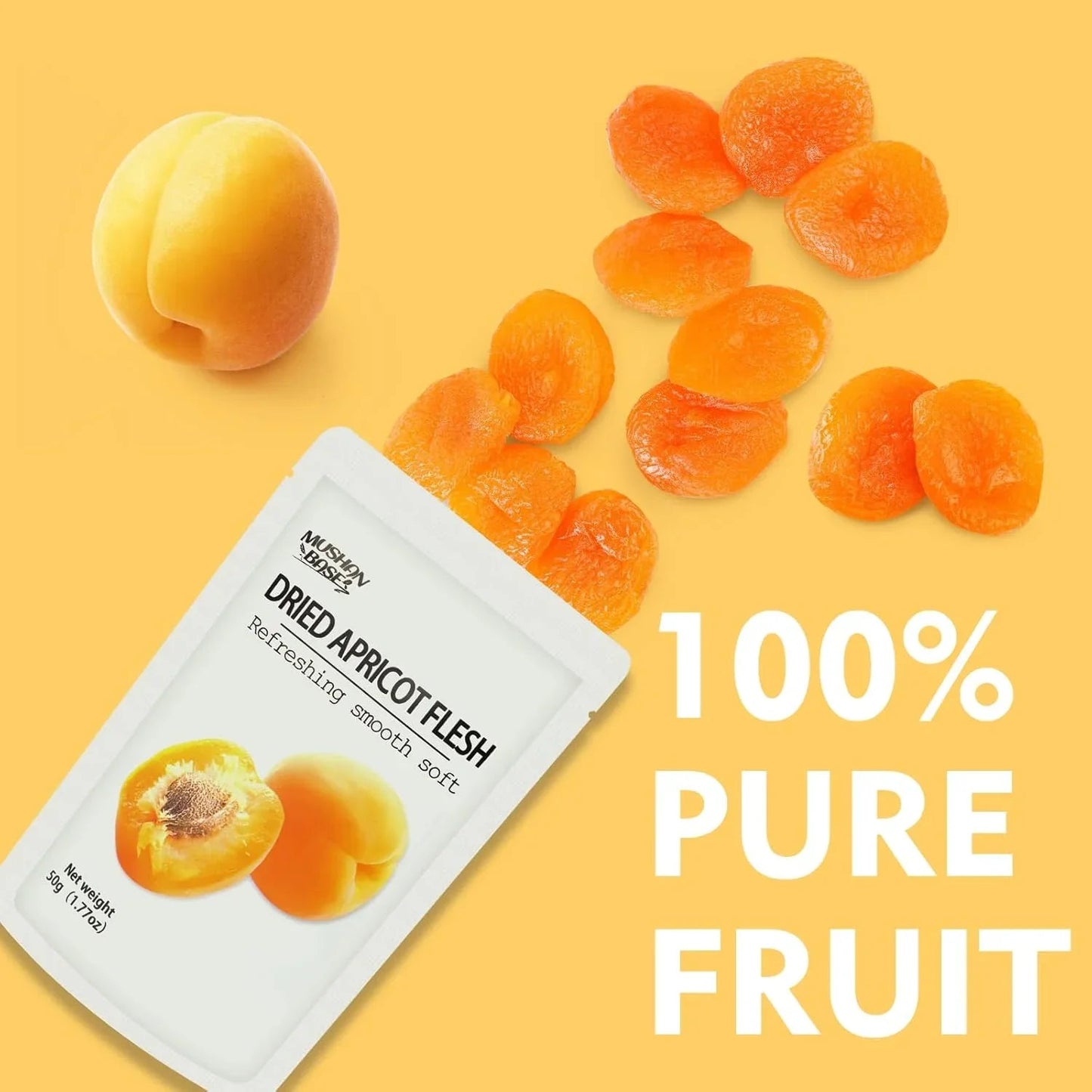 Dried Apricot Slices – 3-Pack Portable Snacks | Naturally Tangy & Sweet from OUESTTECH