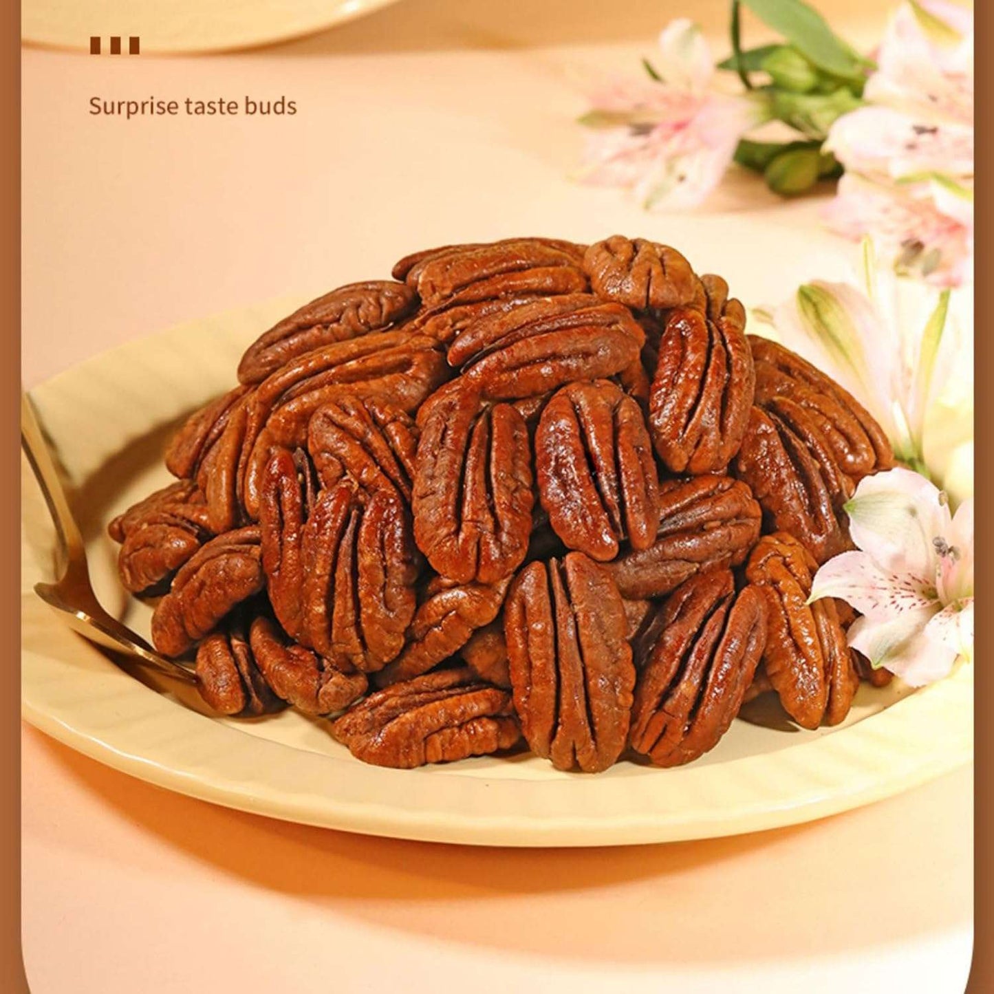 Shelled Pecans 3-Pack | Buttery, Crunchy, Nutrient-Rich Nuts for Baking & Healthy Snacks from OUESTTECH