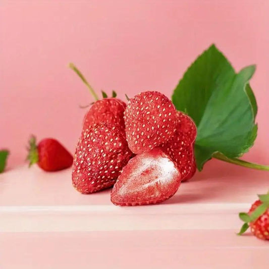 Freeze-Dried Strawberries | Healthy Crunchy Fruit Snack | No Sugar Added, 100% Natural Strawberry Crisps from OUESTTECH