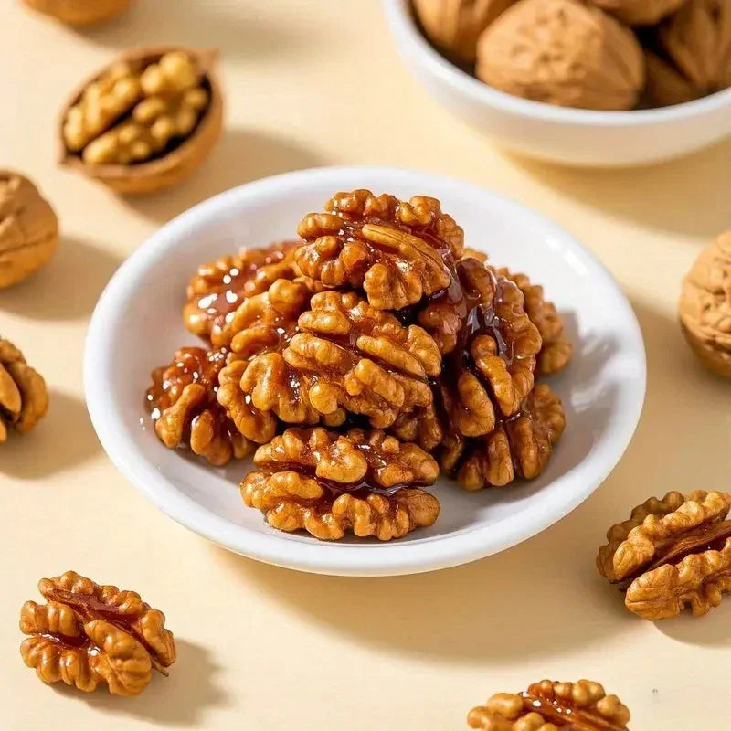 Amber Walnuts – Glazed Pecan Snack | 3-Pack for Gifting or Daily Energy