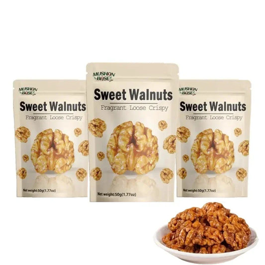 Amber Walnuts – Glazed Pecan Snack | 3-Pack for Gifting or Daily Energy