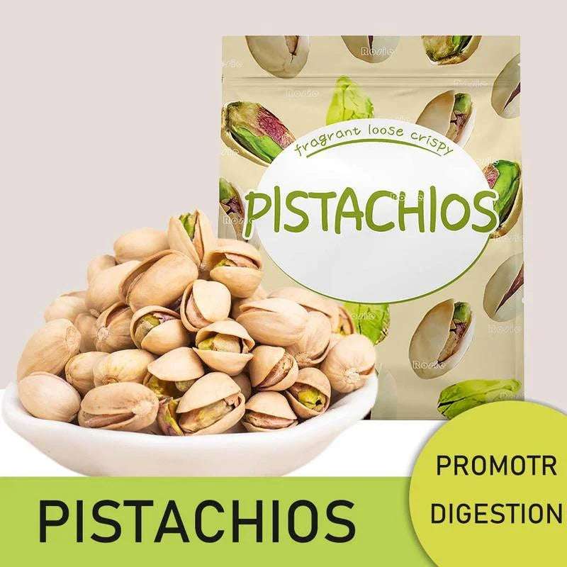 Roasted Pistachios 3-Pack – Crunchy Healthy Nut Snack for Snacking & Baking from OUESTTECH