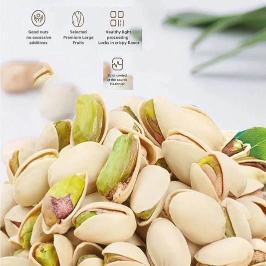 Roasted Pistachios 3-Pack – Crunchy Healthy Nut Snack for Snacking & Baking OUESTTECH