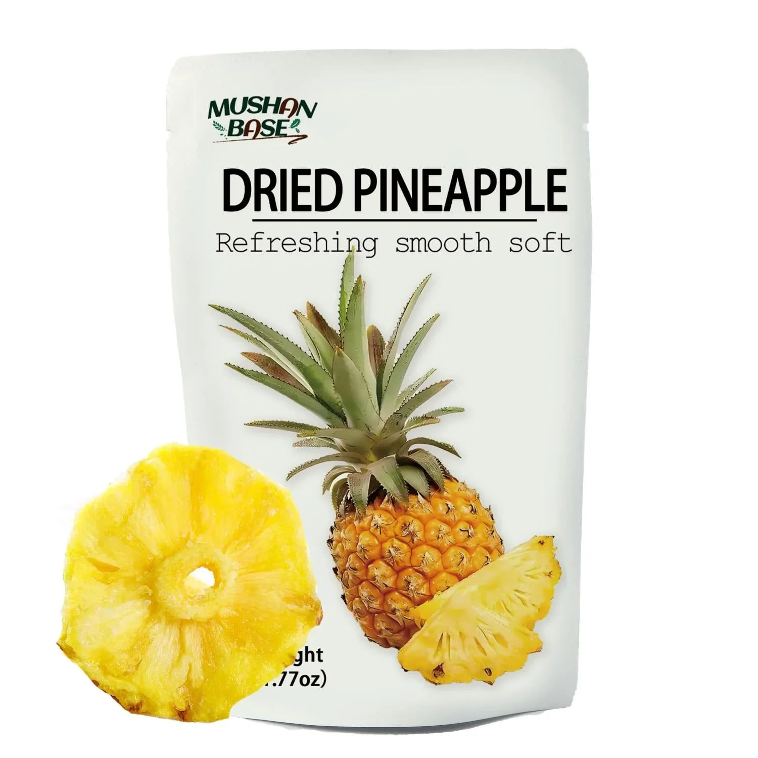 Dried Pineapple Chunks – 3-Pack | Naturally Sweet & Tart | Small Travel-Ready Fruit Snacks from OUESTTECH