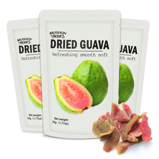 Dried Fruit Guava Slices – Chewy & Naturally Sweet | Healthy Tropical Snack 3-Pack OUESTTECH