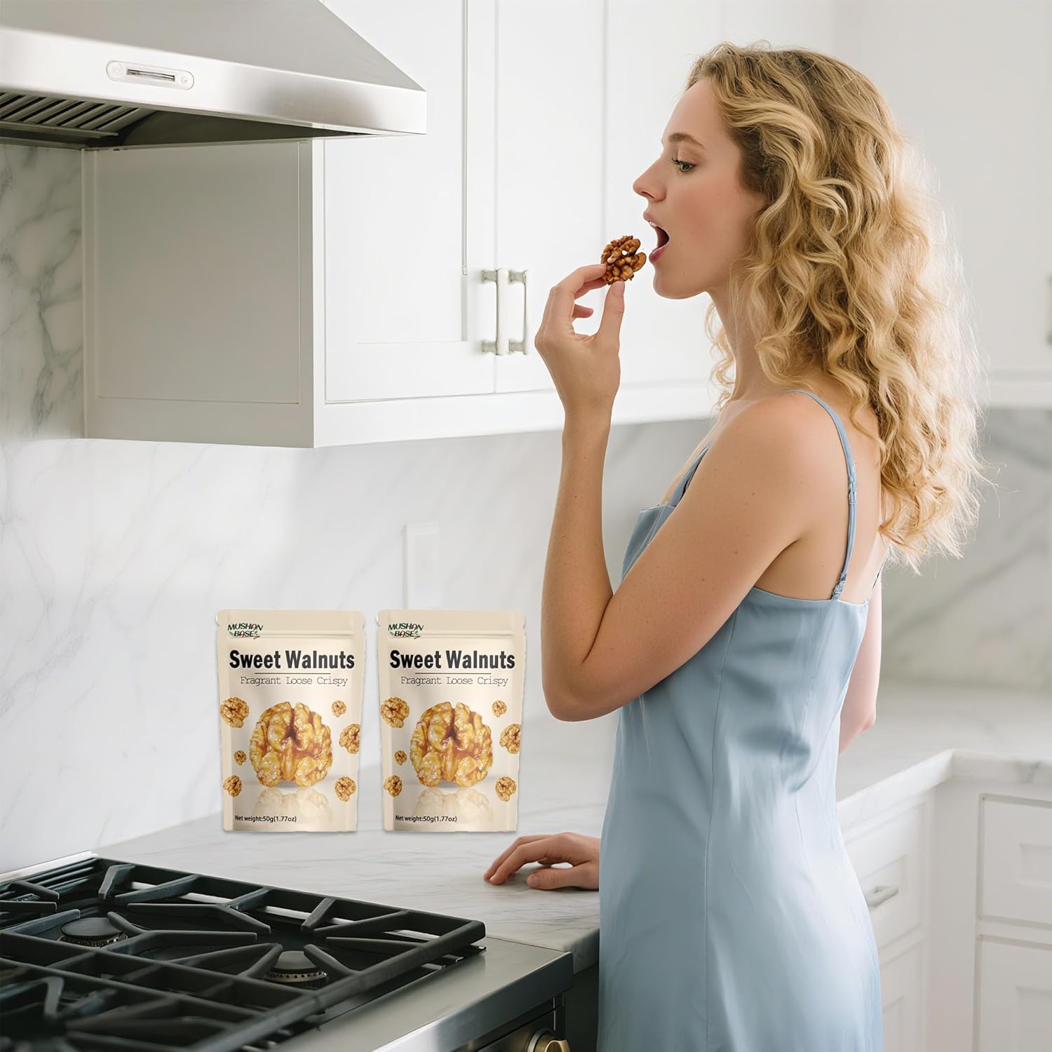 Amber Walnuts – Glazed Pecan Snack | 3-Pack for Gifting or Daily Energy OUESTTECH